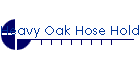 Heavy Oak Hose Holder